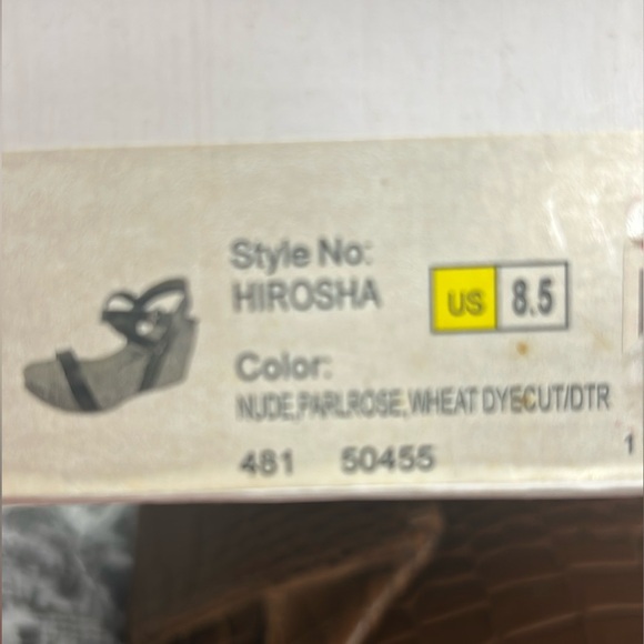 NWT Hirosha Blowfish Wedges - Picture 13 of 13